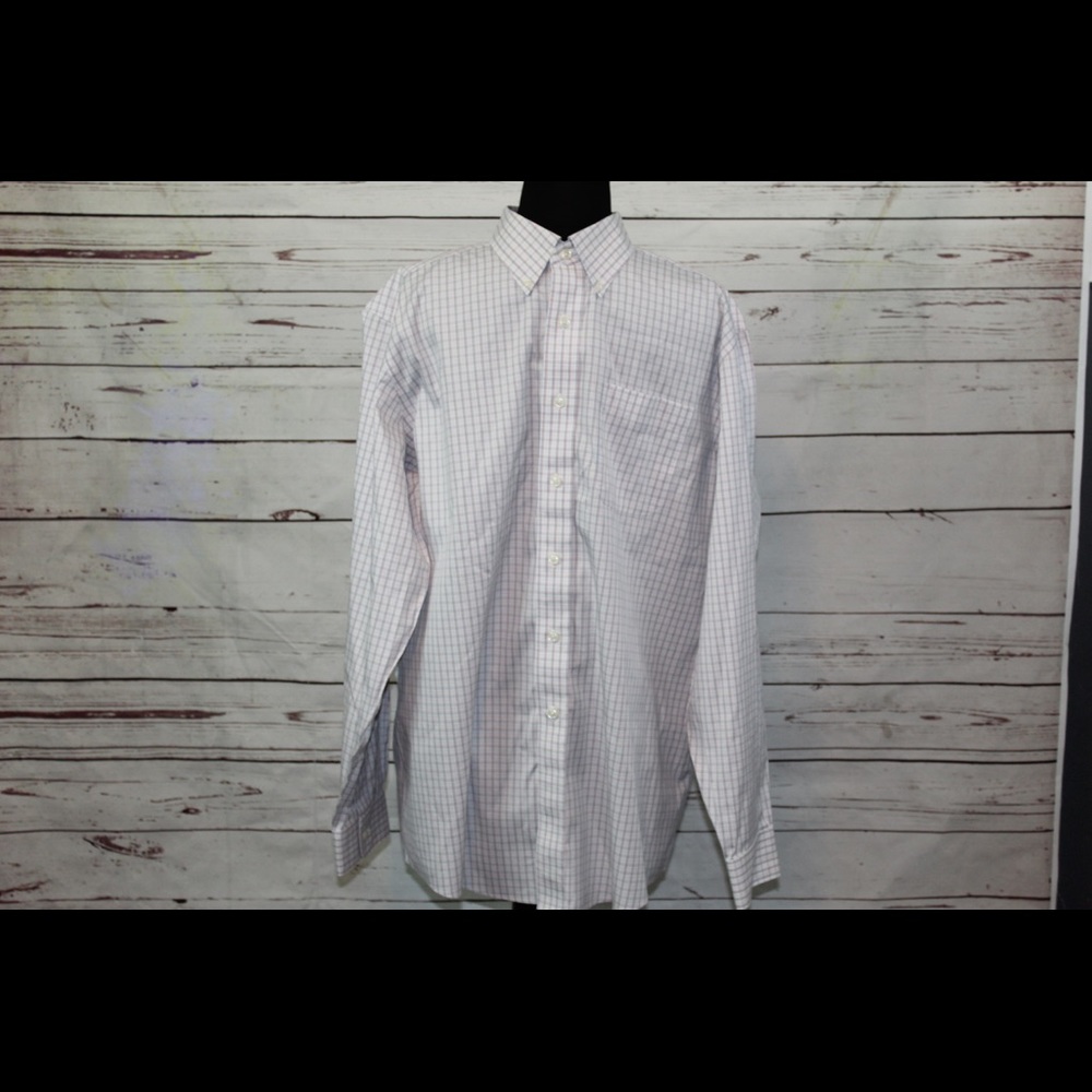 LL Bean Wrinkle Resistant LS Button Down Shirt